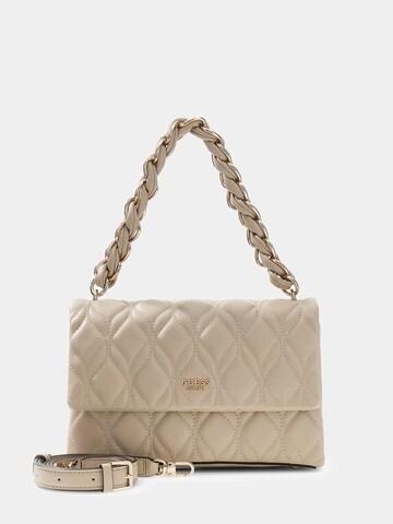 GUESS Schultertasche 'Maxine' in Beige