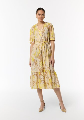 COMMA Dress in Yellow: front