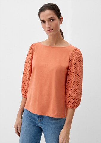 T-shirt s.Oliver en orange : devant