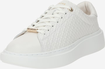 BOSS Black Låg sneaker 'Amber Tenn' i vit: framsida