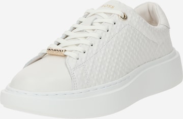 Sneaker bassa 'Amber Tenn' di BOSS Black in bianco: frontale