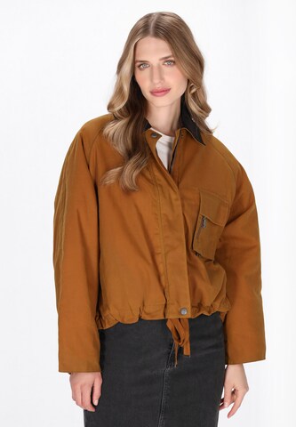 DreiMaster Vintage Tussenjas in Beige: voorkant