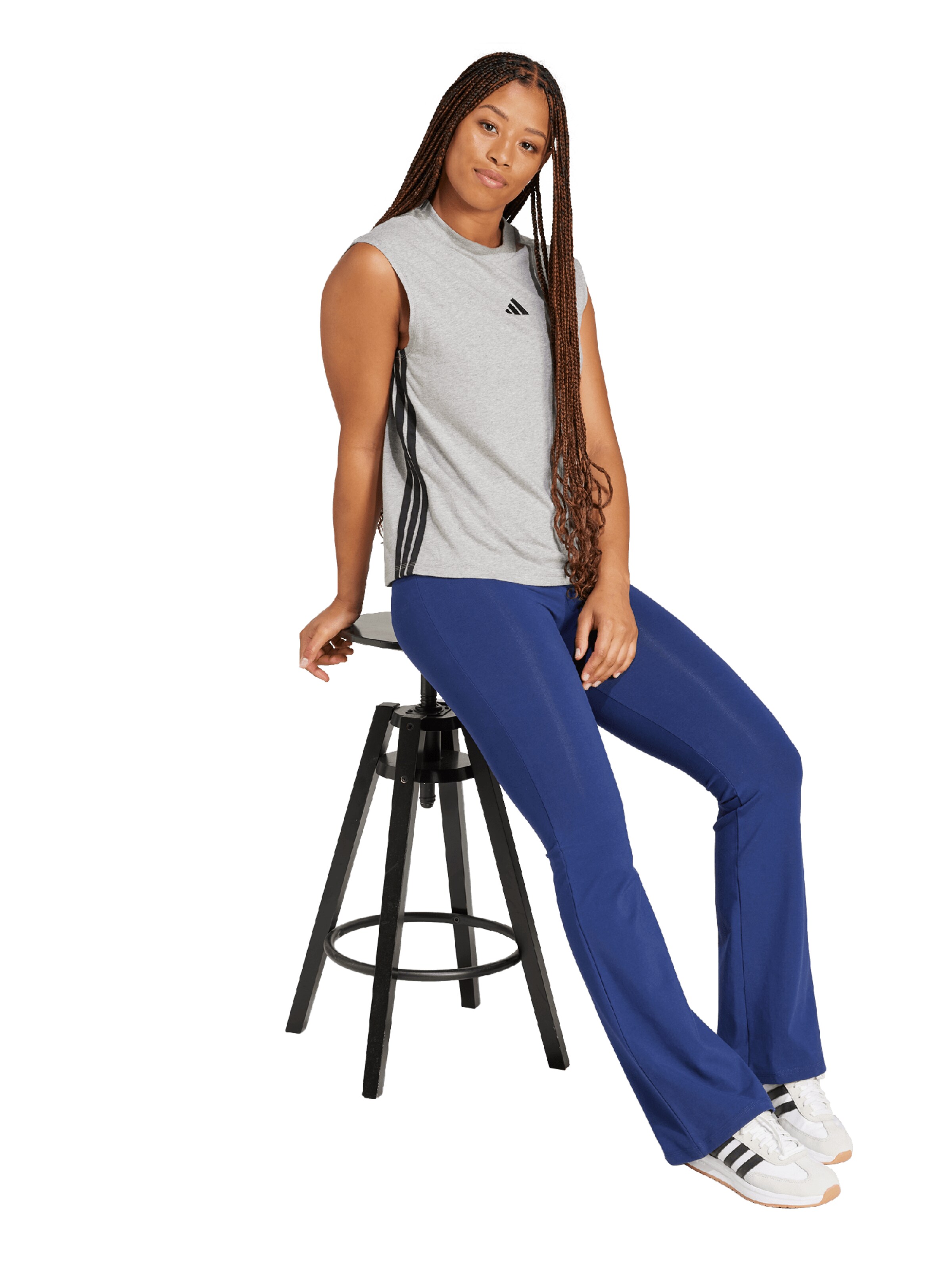 ADIDAS SPORTSWEAR Športni top | siva barva