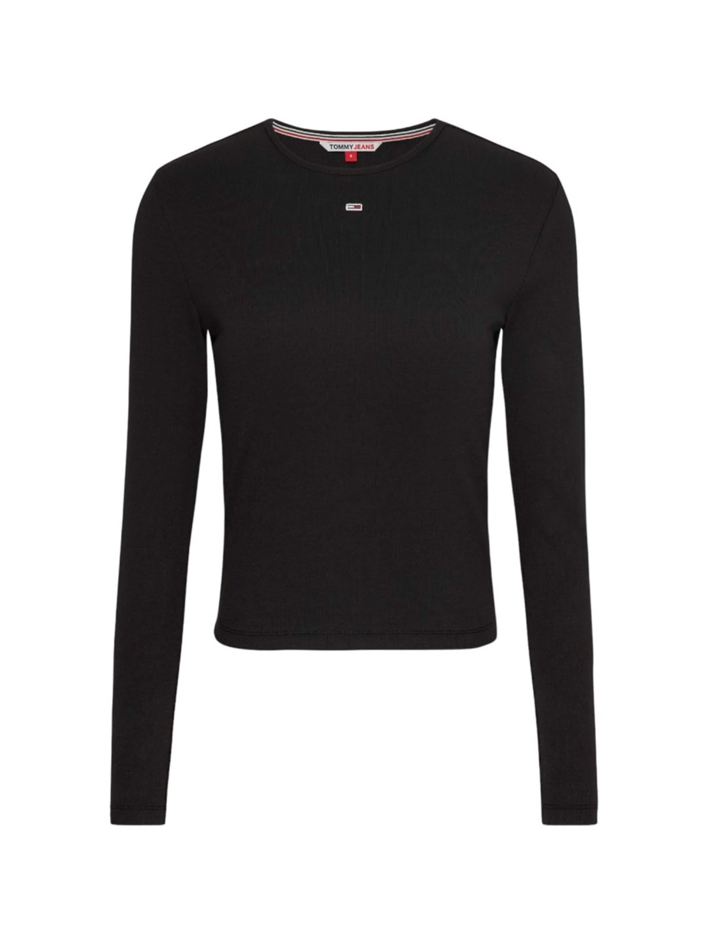 TOMMY HILFIGER Shirt 'DW0DW14277BDS' in Black: front