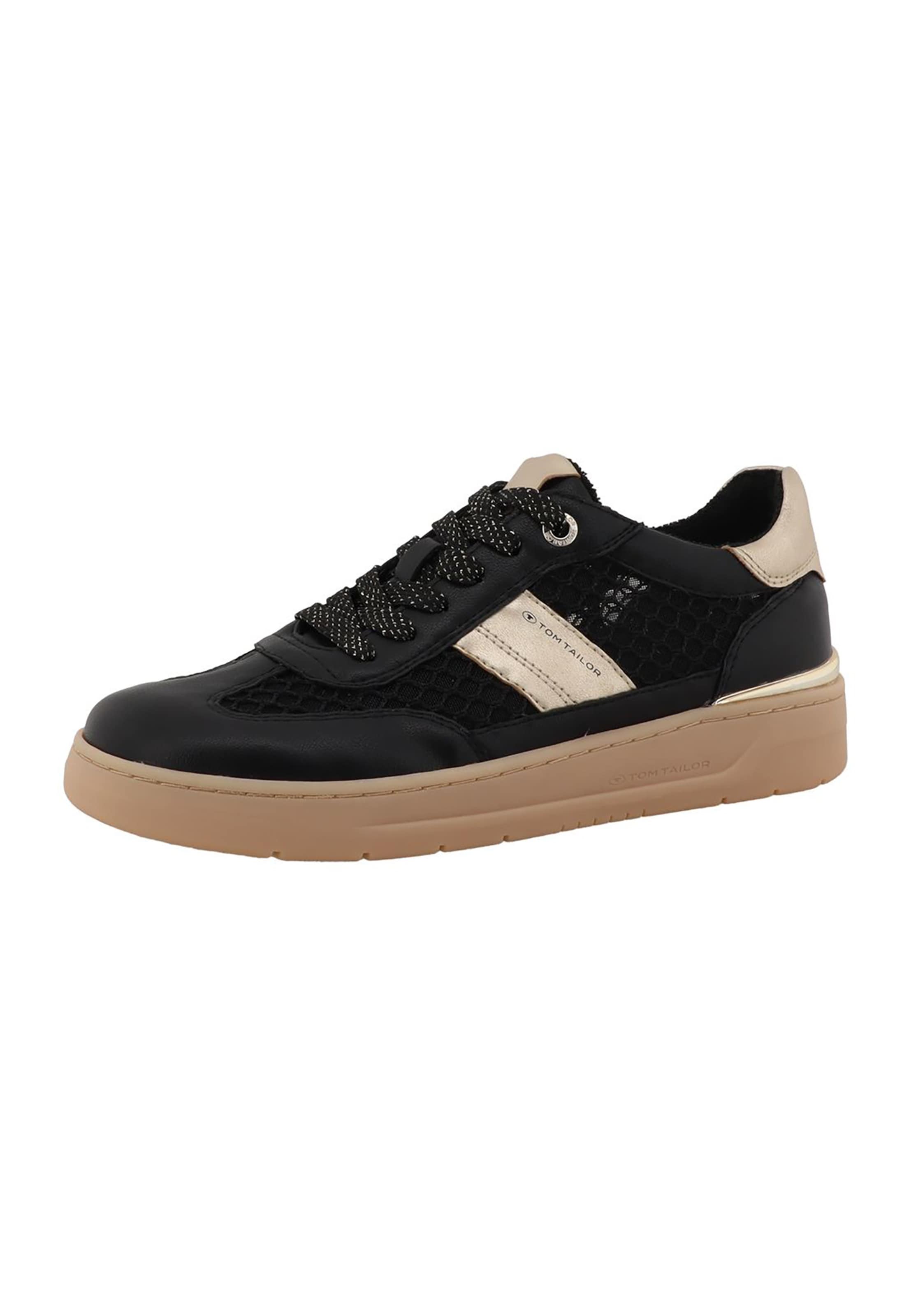 Sneaker bassa di TOM TAILOR in nero: frontale