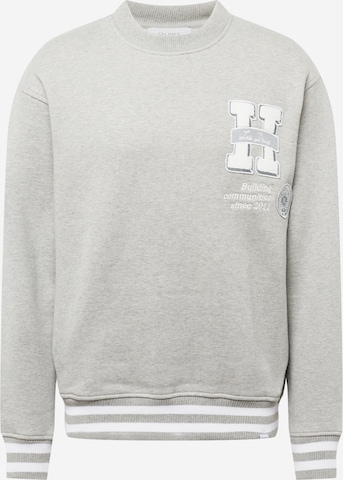 Sweat-shirt Les Deux en gris : devant