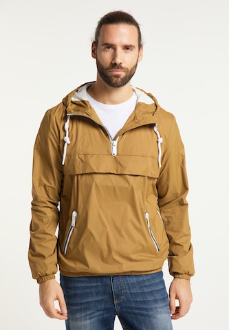 Veste fonctionnelle DreiMaster Maritim en beige : devant