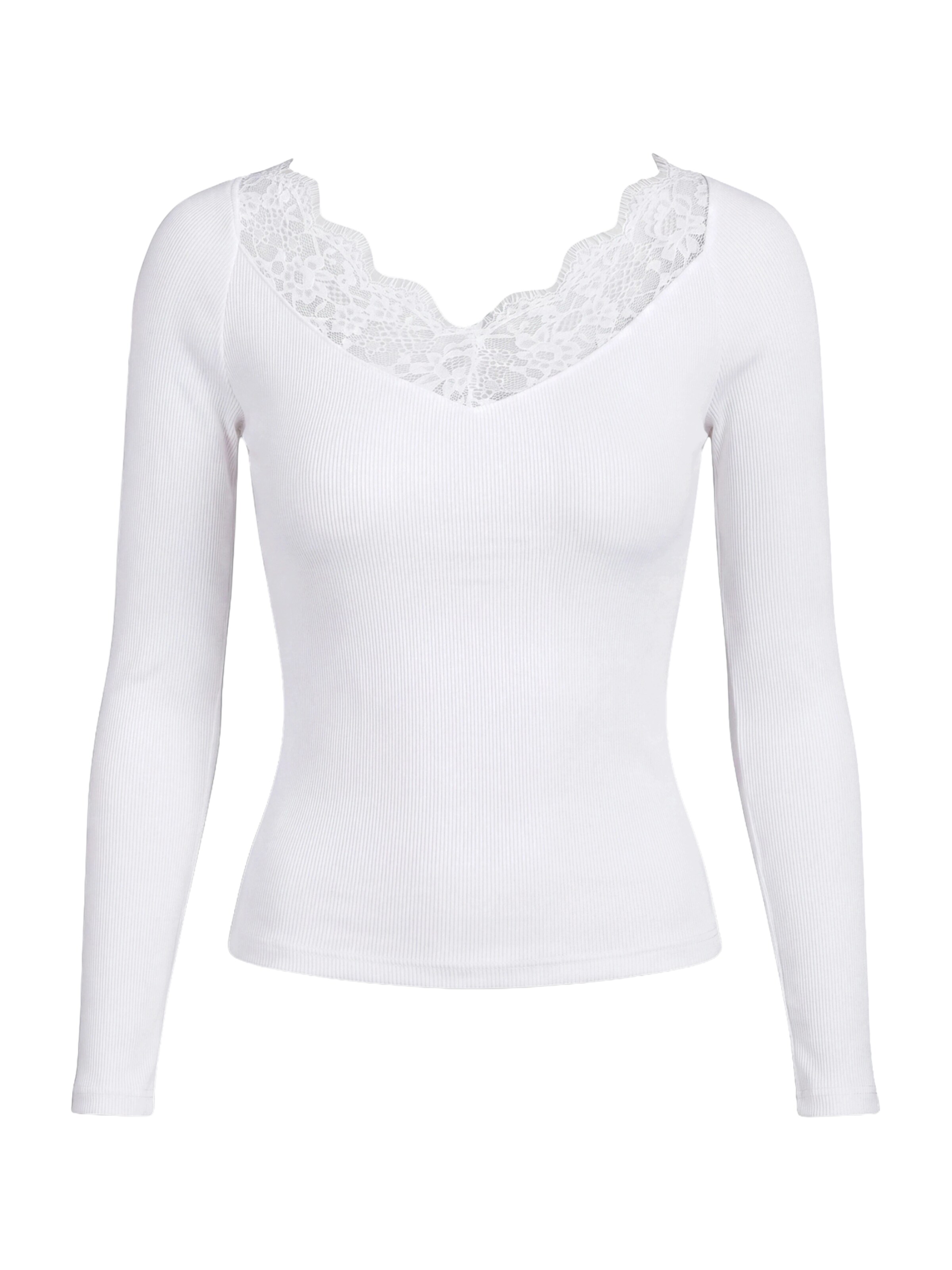 studioselect T-shirt 'Catharina' en S en blanc, Vue avec produit
