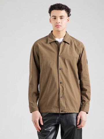 Regular fit Camicia 'Labib' di BOSS in verde: frontale