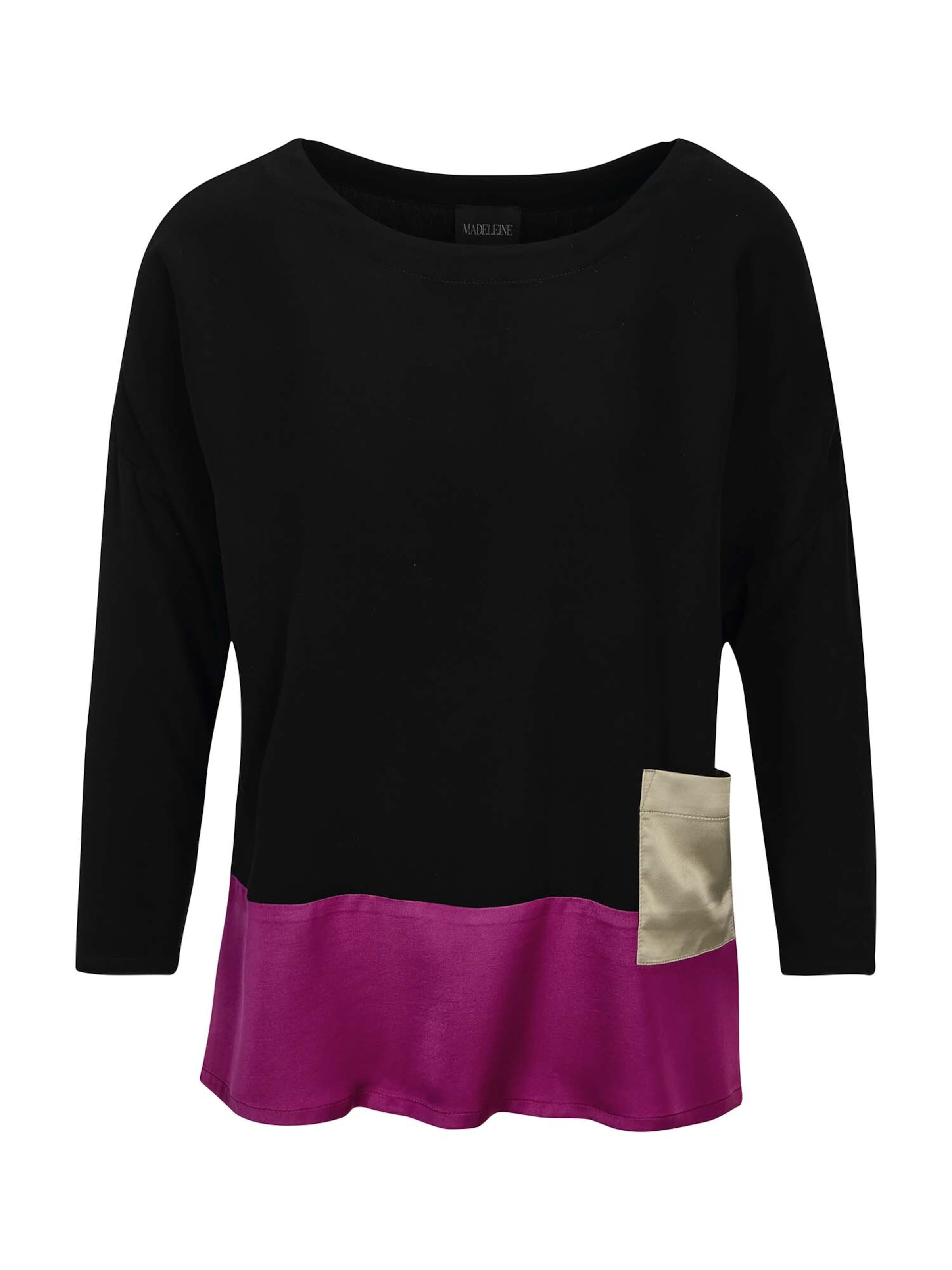 Chemisier MADELEINE en noir : devant