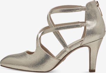 TAMARIS Platform Heels in Gold