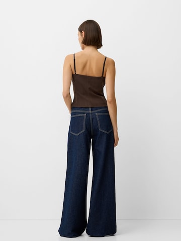 Bershka Top in Bruin
