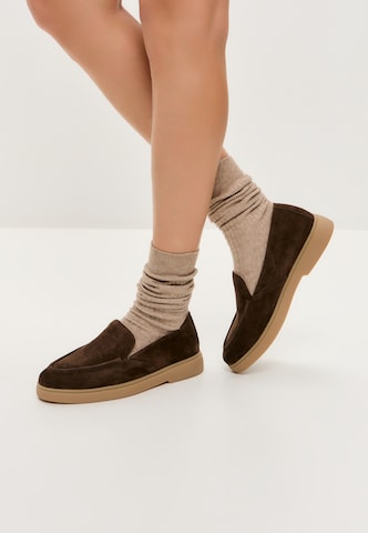 CESARE GASPARI Slipper in Braun