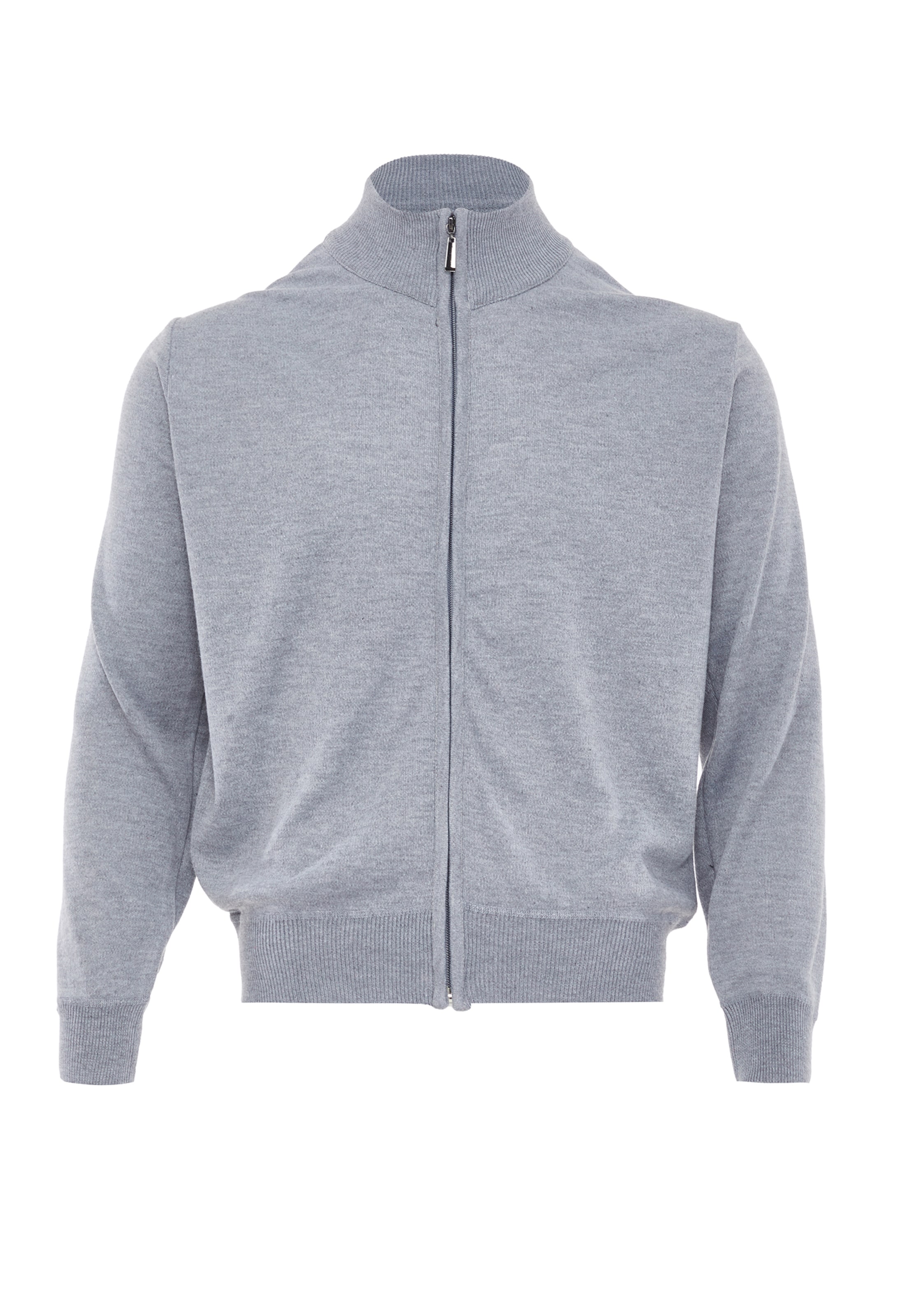 BLONDA Вязаная кофта в Серый: спереди