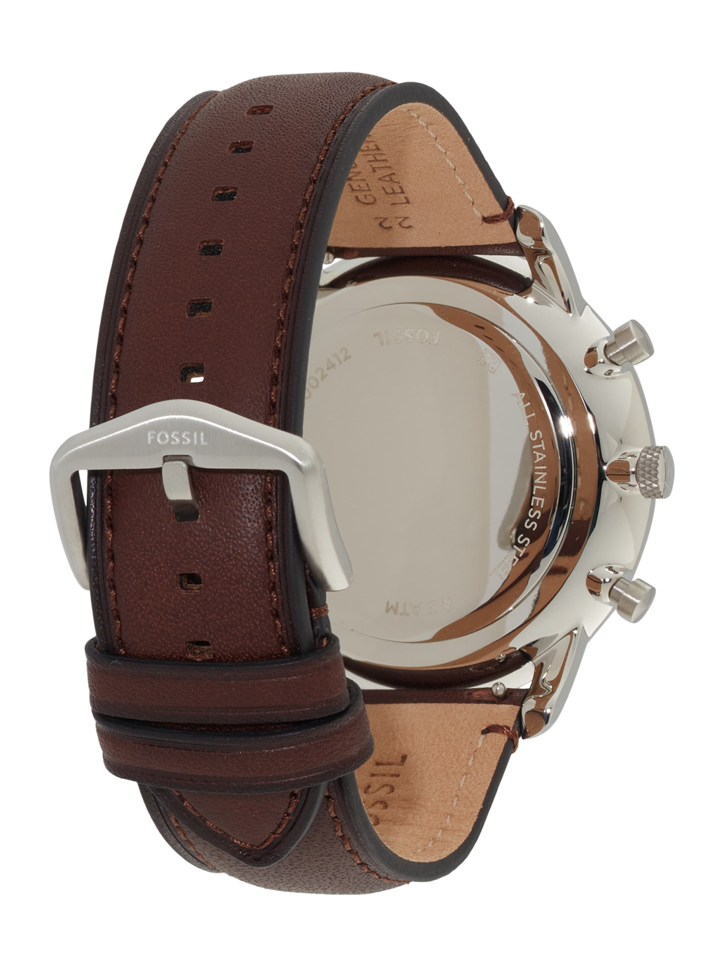 FOSSIL Аналогов часовник 'Neutra' в сребърно