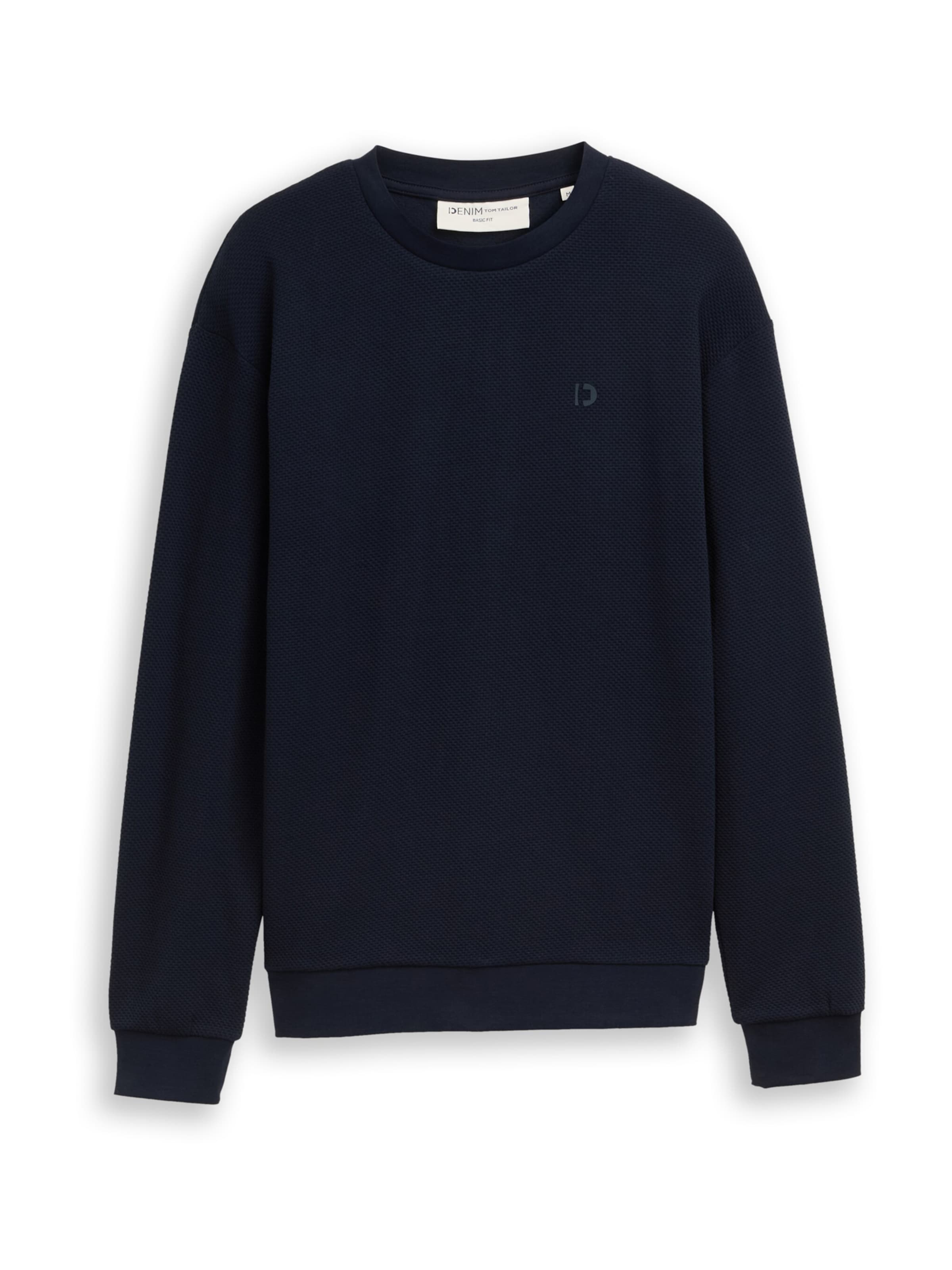 TOM TAILOR DENIM Bluzka sportowa w kolorze niebieski: przód