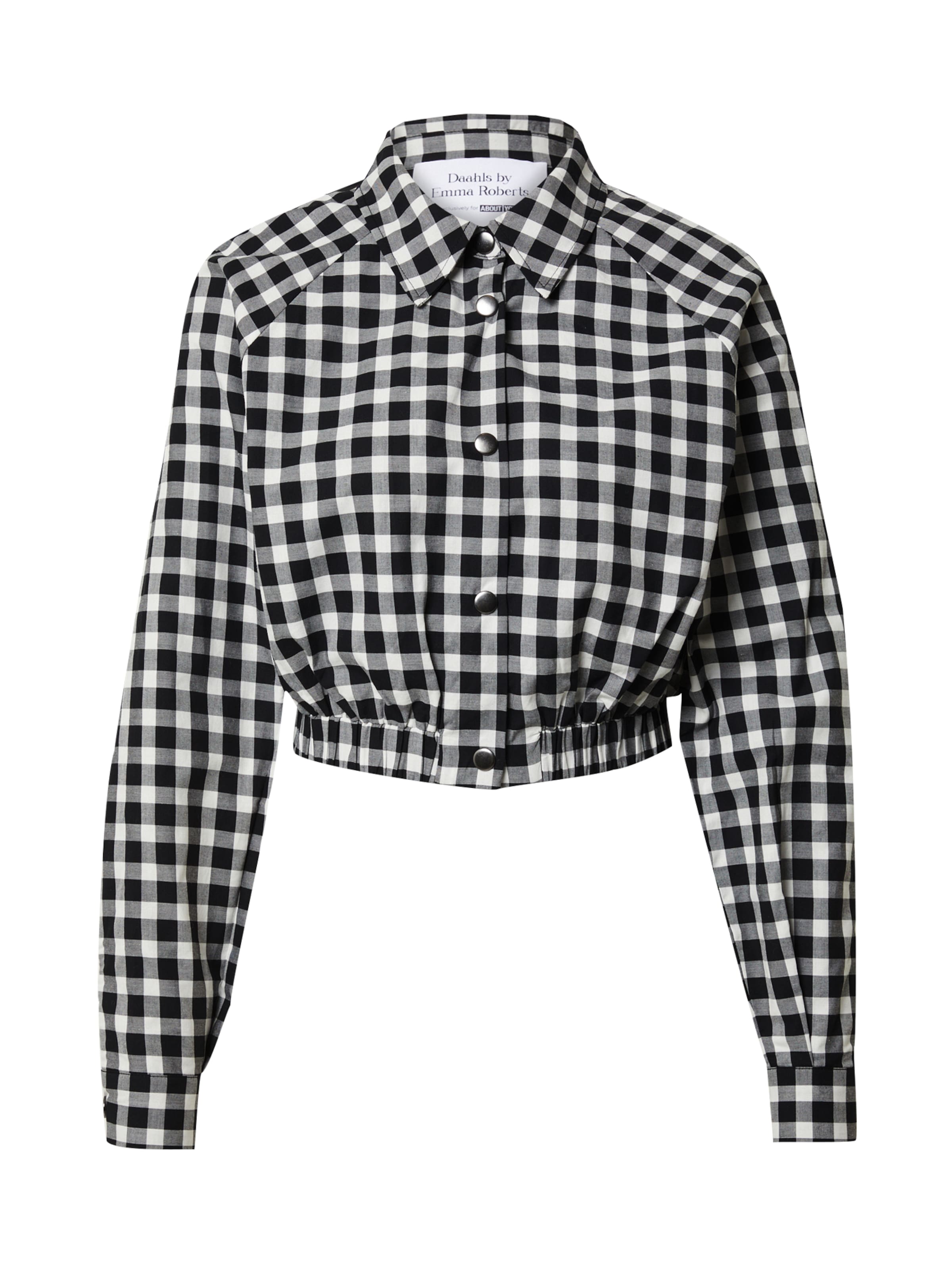 Daahls by Emma Roberts exclusively for ABOUT YOU - Chaqueta de entretiempo 'Liz' en negro: frente