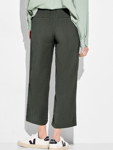 CECIL Wide leg Pants 'Neele' in Green