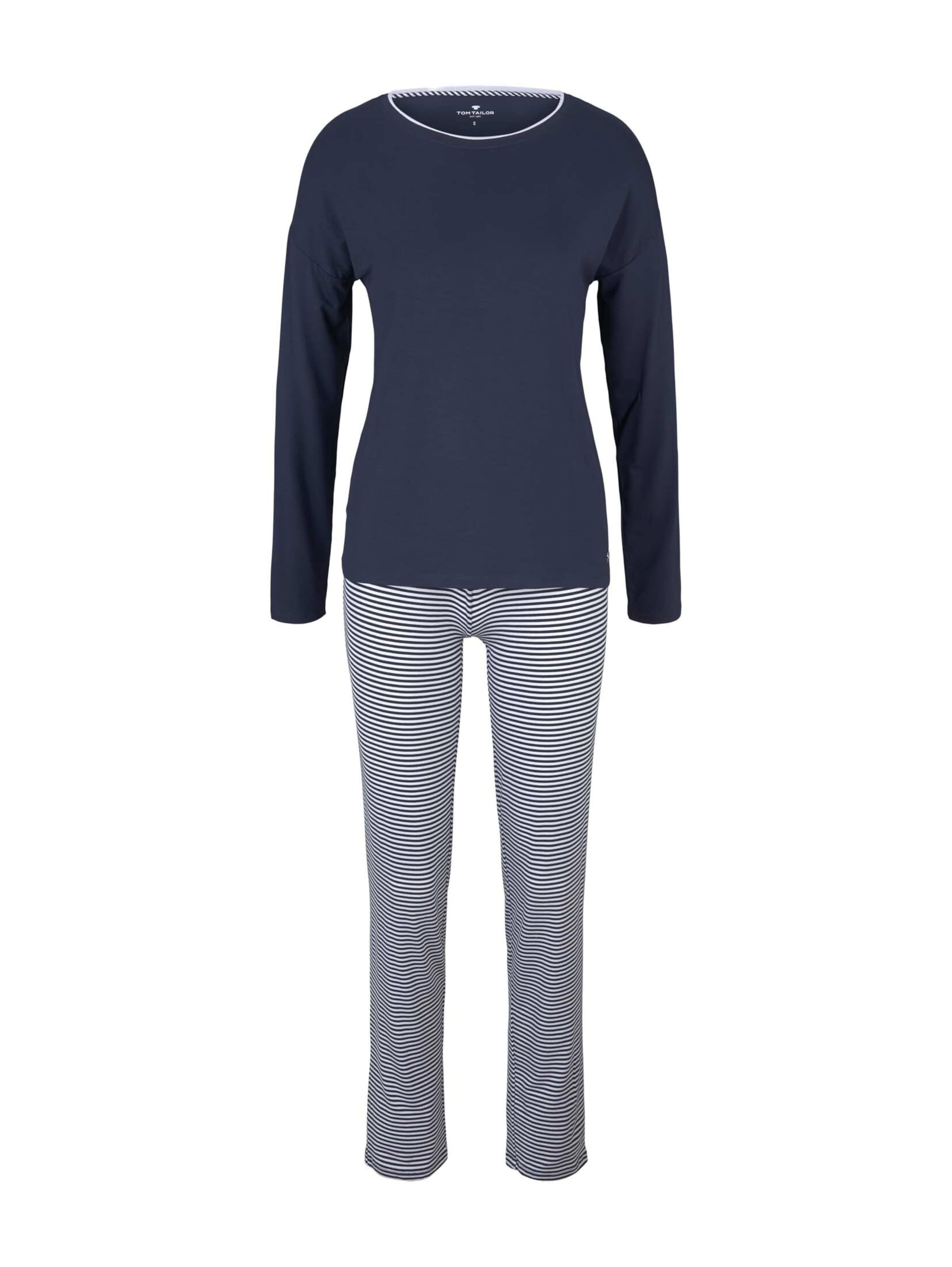 Pyjama TOM TAILOR en bleu : devant