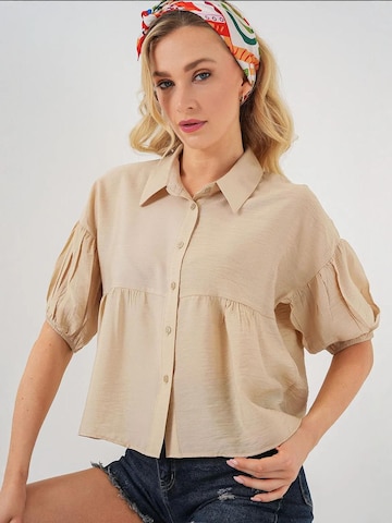 Bigdart - Blusa em bege: frente