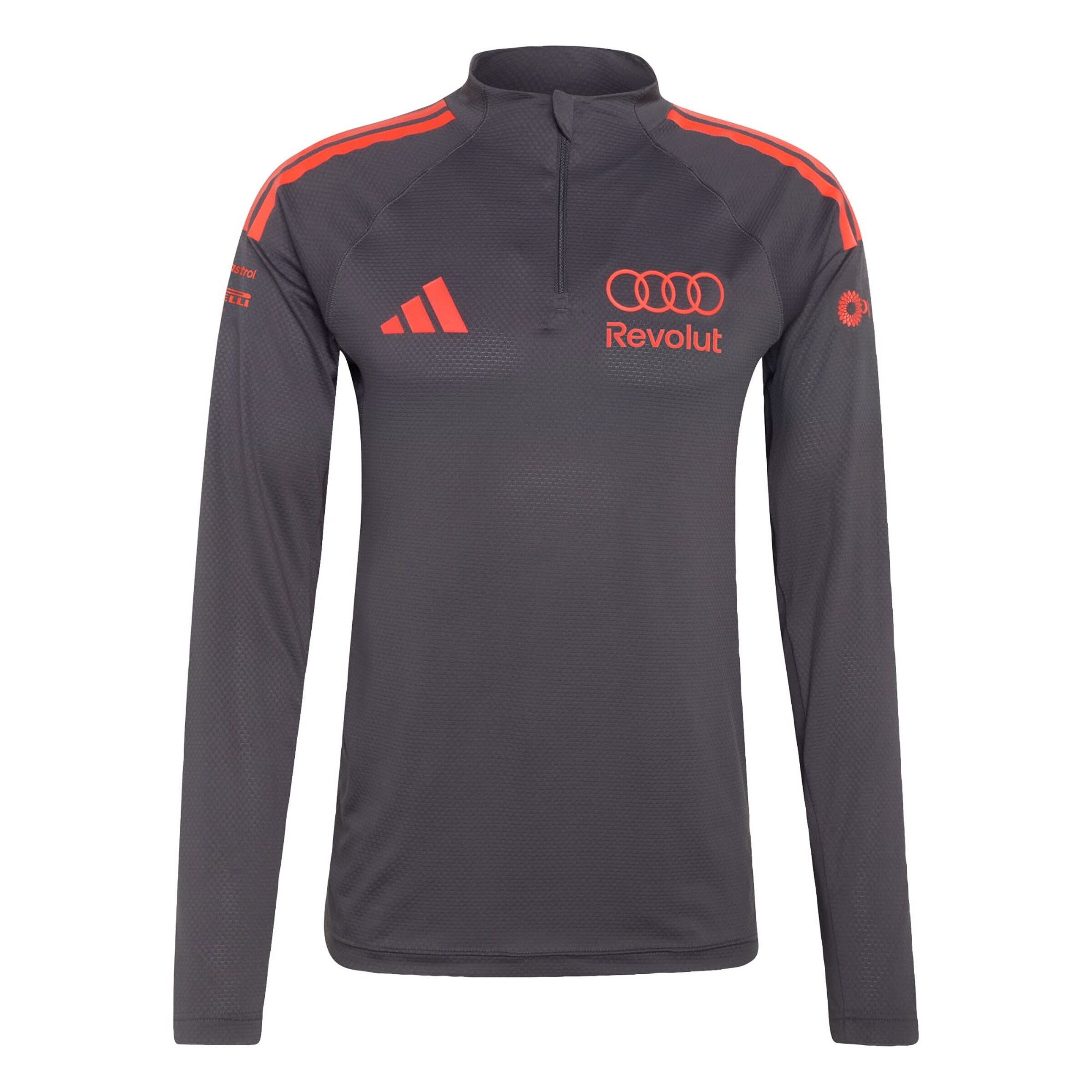 ADIDAS PERFORMANCE Funktionsshirt 'Audi Formula One Team Mechanics' in hummer / schwarz, Produktansicht