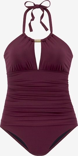 LASCANA Swimsuit in Gold / Wine red, Item view