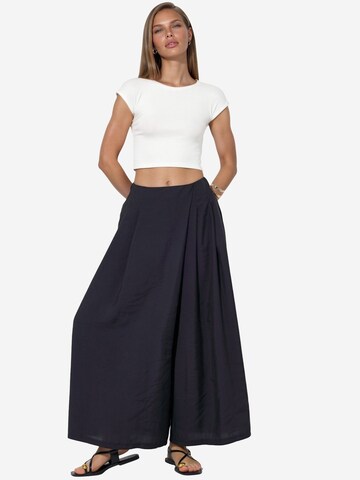 Wide leg Pantaloni di Hiccup in nero