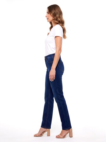 ESRA Regular Jeans 'Straight Leg Jeans aus extra weicher Baumwolle' in Blue