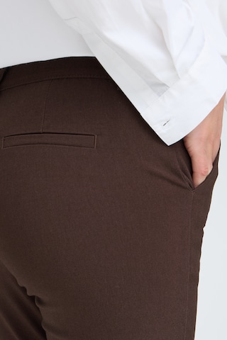 b.young Slimfit Chino kalhoty – hnědá