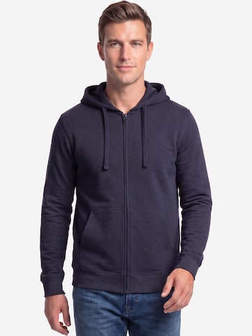 s.Oliver - Sudadera con cremallera en azul