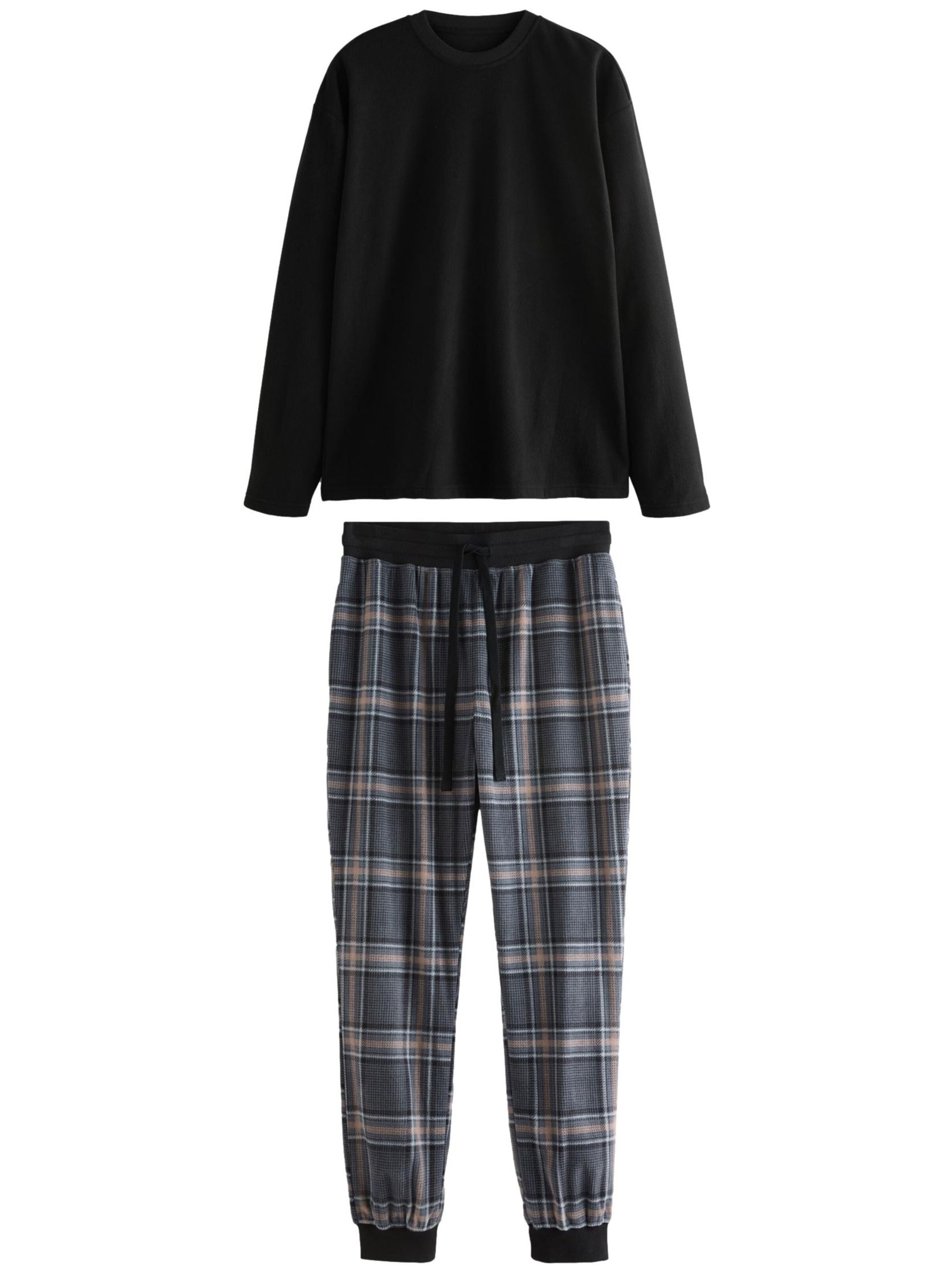 Next Pajamas long in Black: front