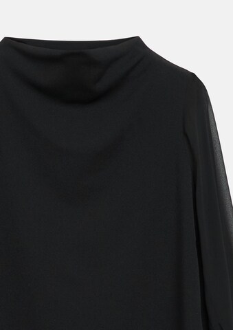 s.Oliver Blouse in Zwart: voorkant