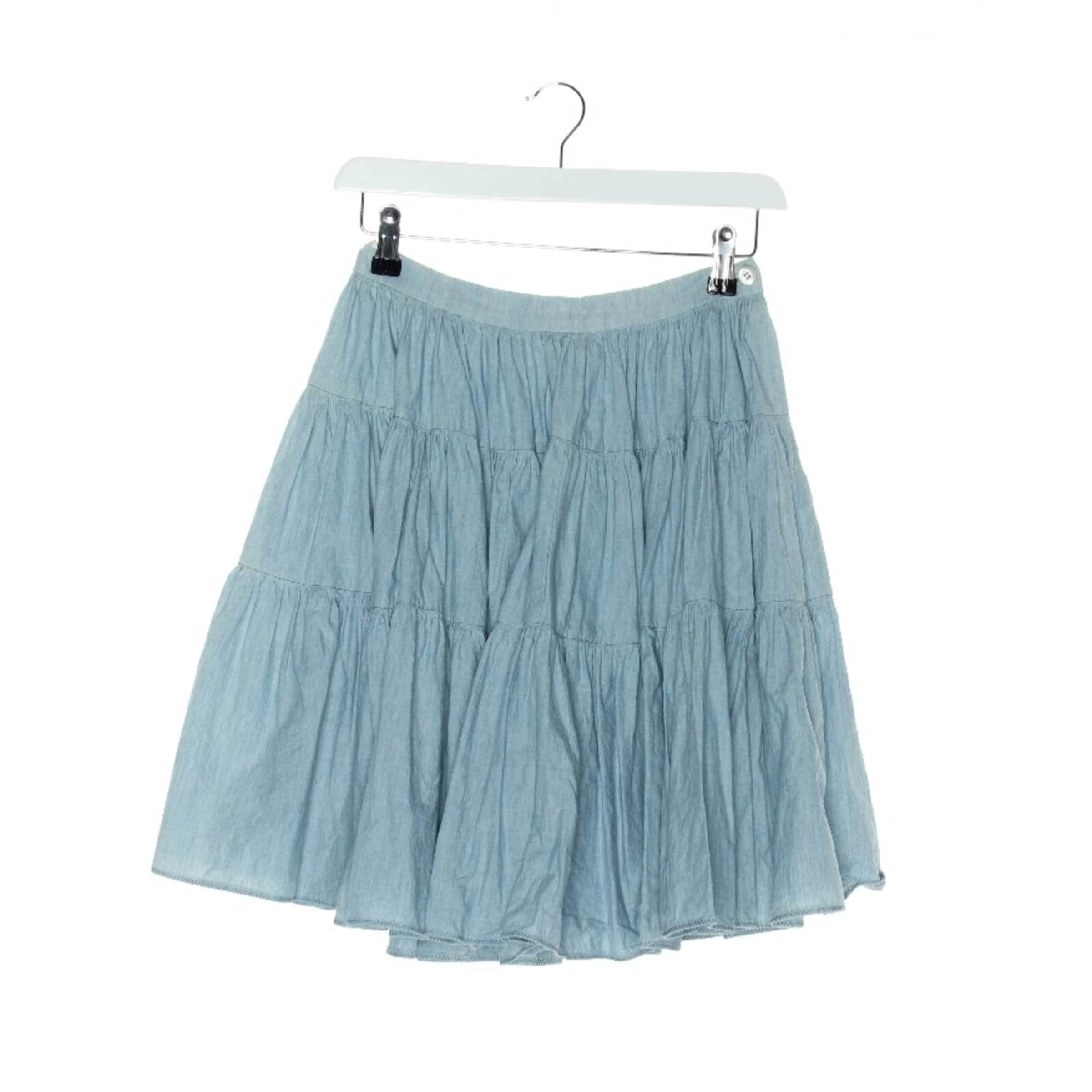 Miu Miu Rock XS in Blau: Vorderseite