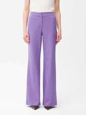 adl Wide leg Trousers in Purple