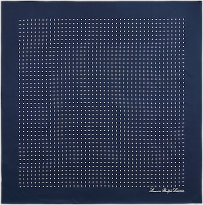 Lauren Ralph Lauren Foulard en bleu marine / blanc cassé, Vue avec produit
