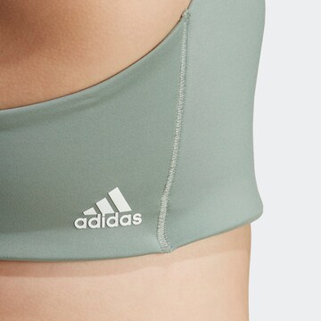 Bustier Soutien-gorge de sport 'Powerimpact Medium-Support ' ADIDAS SPORTSWEAR en vert