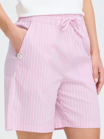 Oxmo - Loosefit Pantalón ' OXFanny ' en rosa