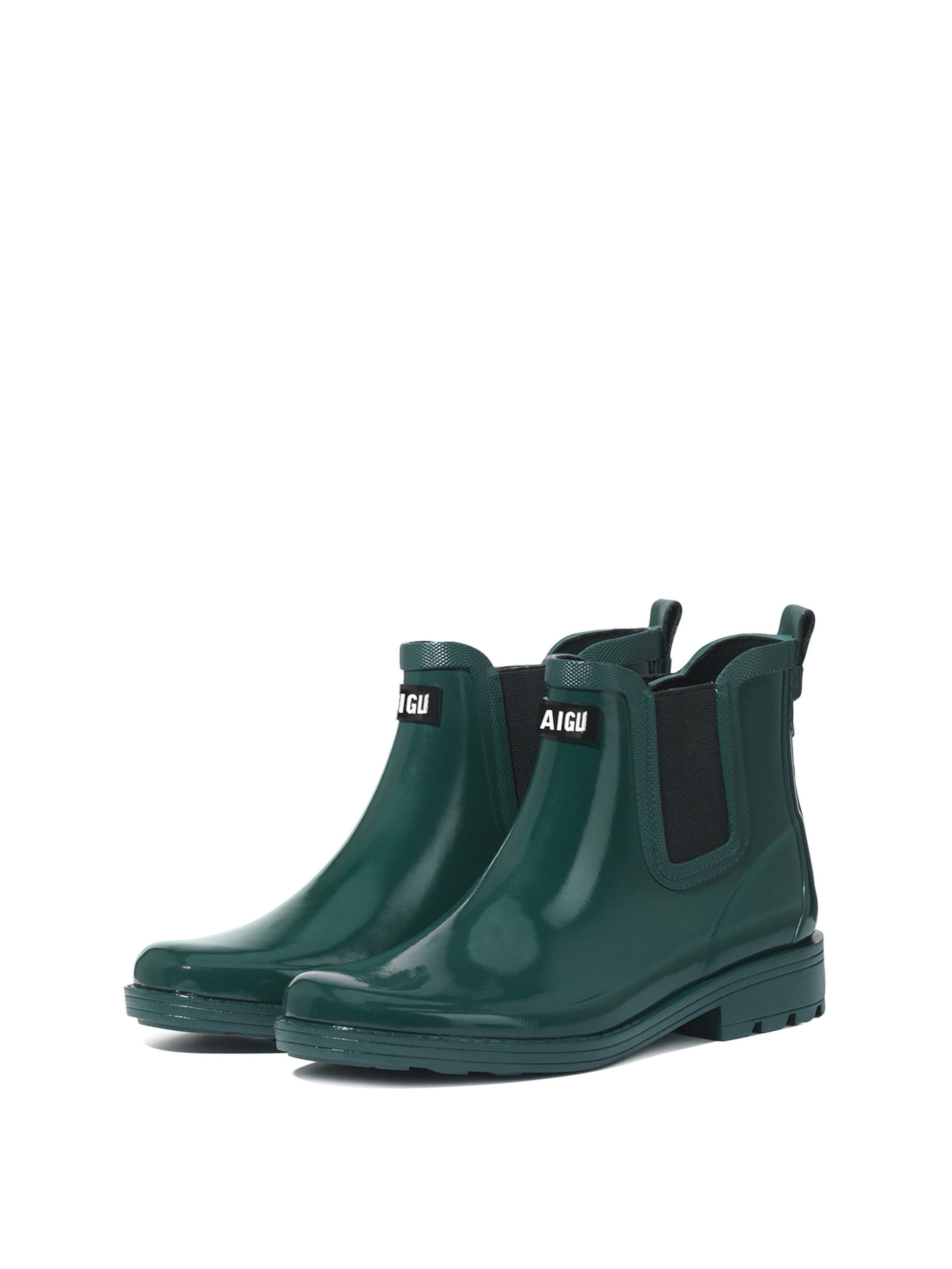 AIGLE Ankelboots 'CARVILLE' i grön: framsida