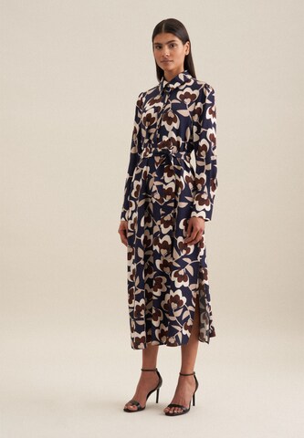 SEIDENSTICKER Blousejurk 'Schwarze Rose' in Blauw