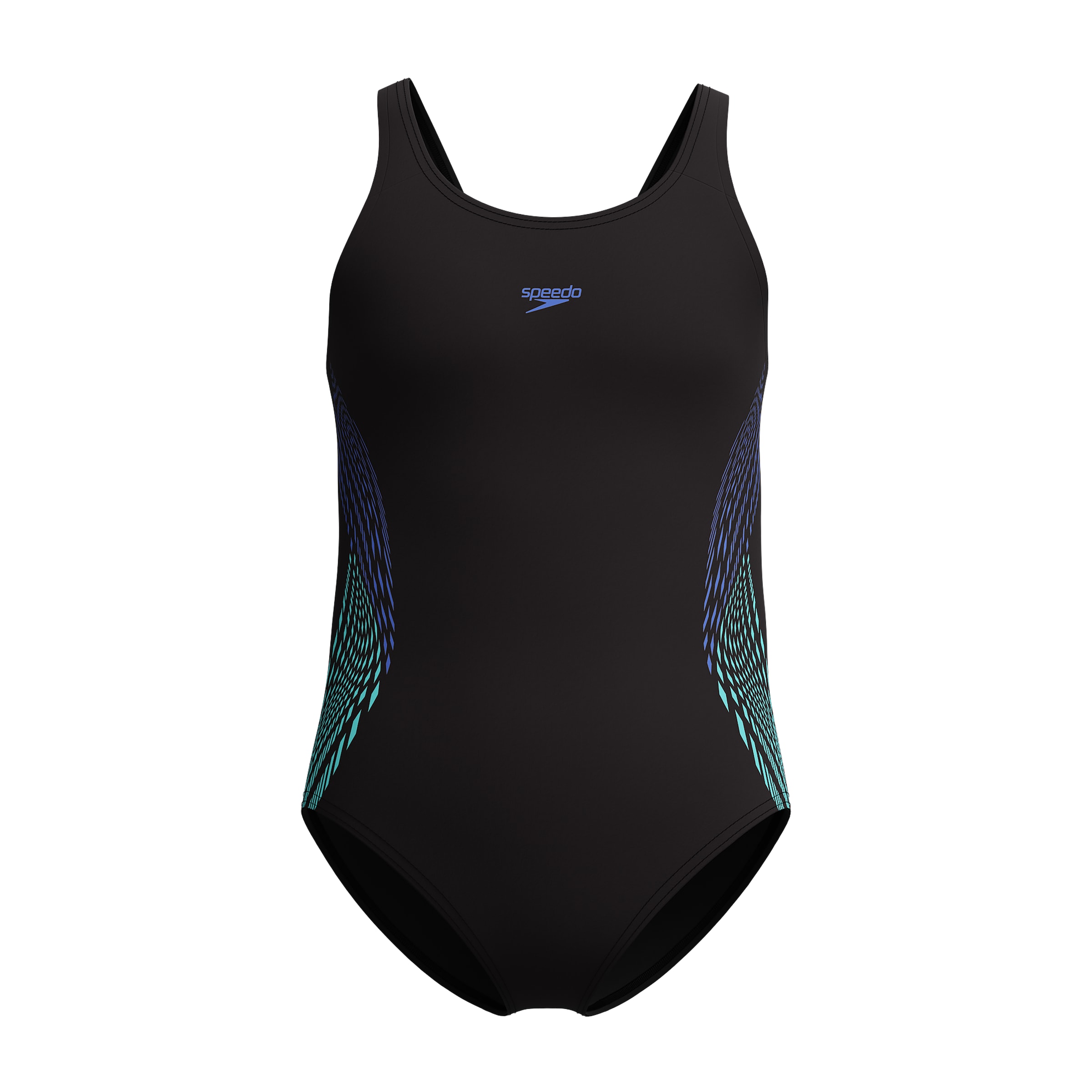 SPEEDO Athletic Swimwear in Black: front