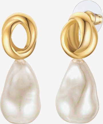 Yokoamii Ohrringe in Gold: Vorderseite