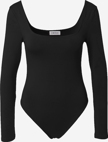 EDITED Shirtbody 'Yasna' in Schwarz: Vorderseite