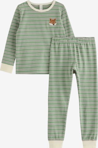 Lindex Yöpuku värissä vihreä: etupuoli