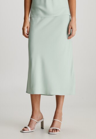 Calvin Klein Regular Skirt in Green: front