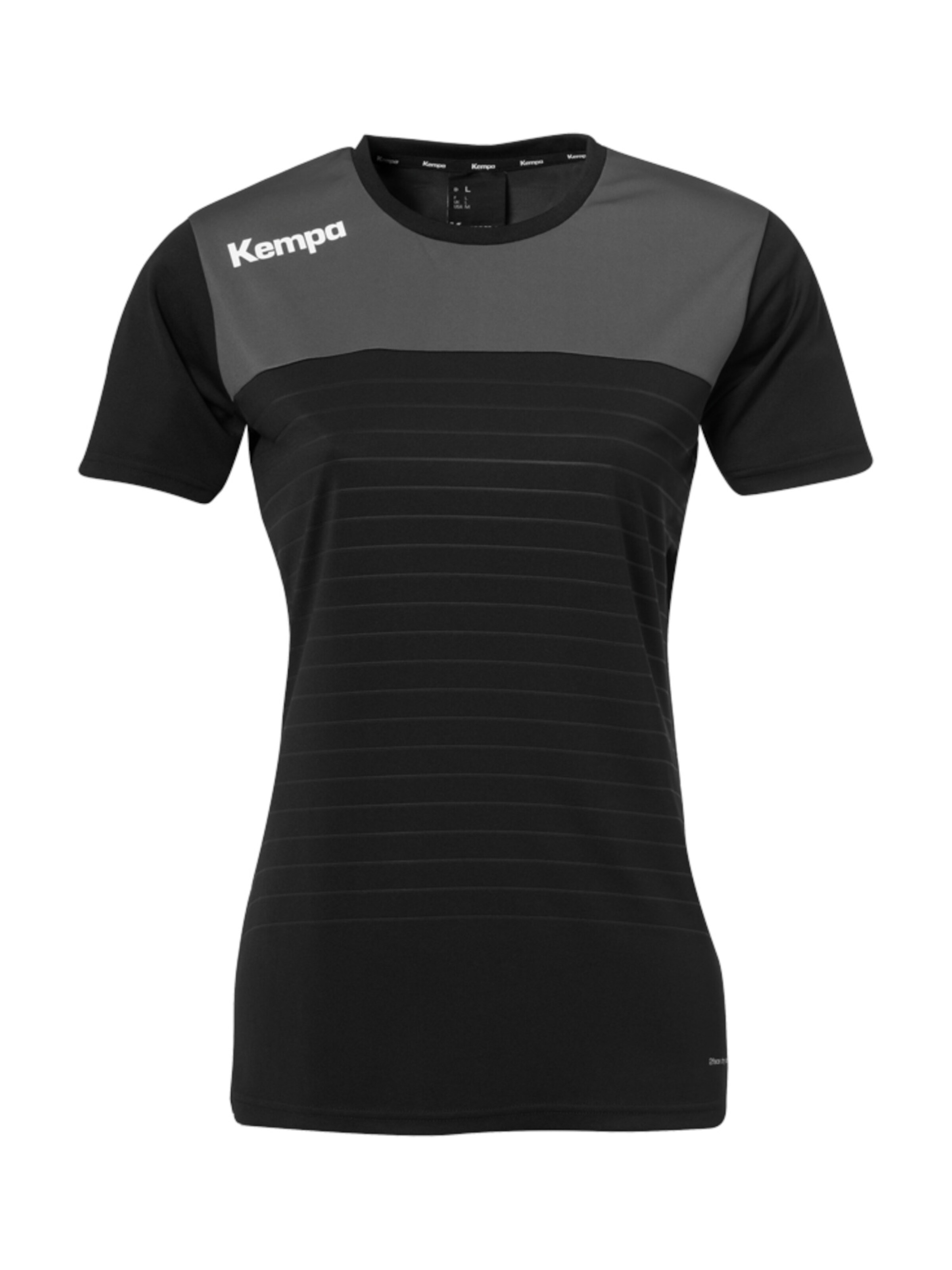 KEMPA Funktionsshirt in Schwarz: Vorderseite