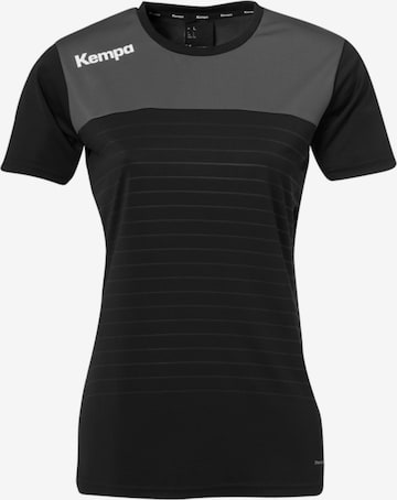 KEMPA Funktionsshirt in Schwarz: Vorderseite