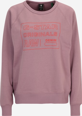 G-Star RAW Sweatshirt i lilla: forside
