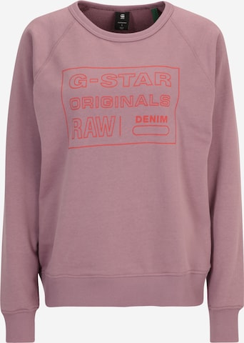 G-Star RAW Mikina – fialová: přední strana