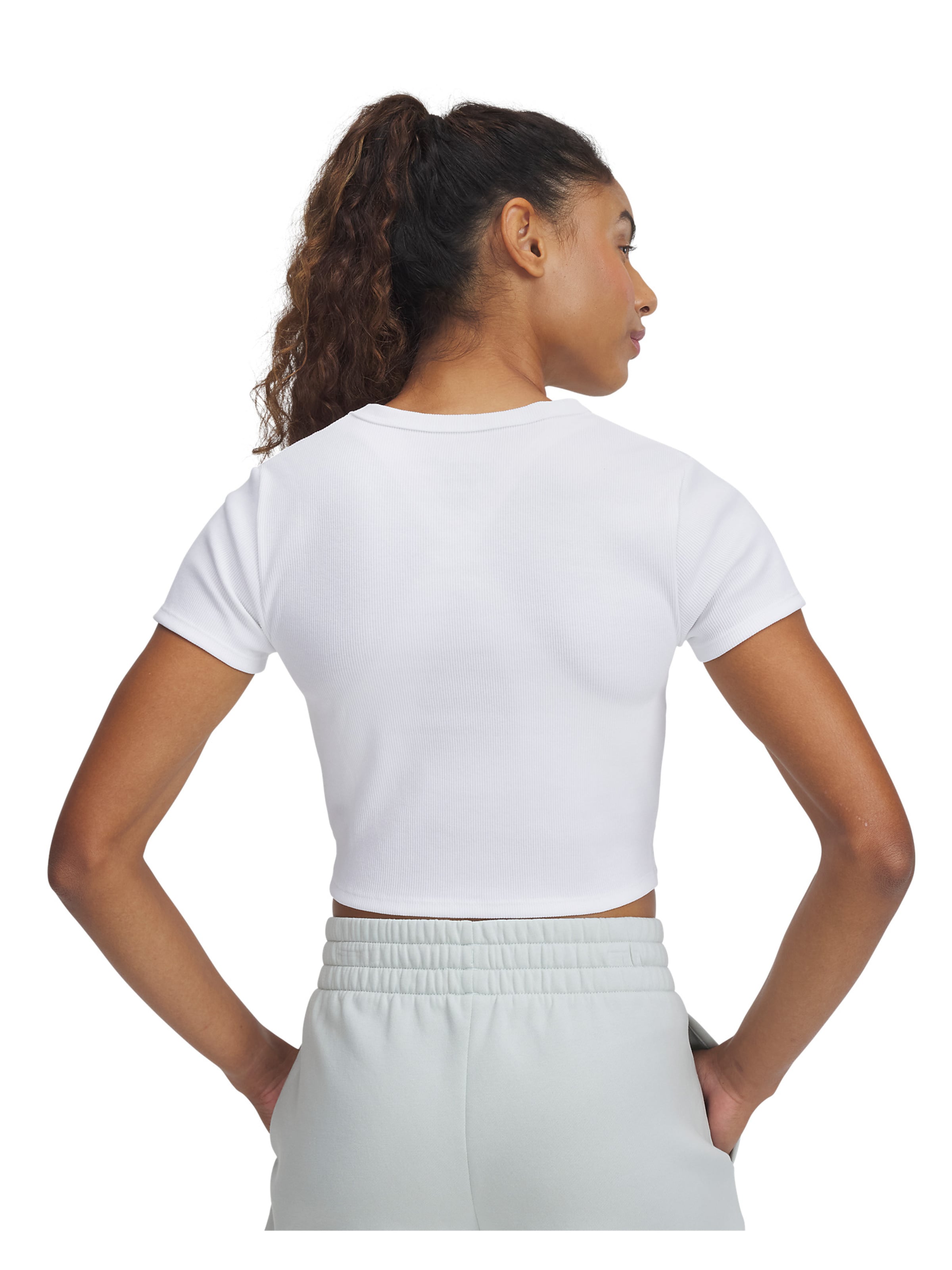 T-shirt fonctionnel UNDER ARMOUR en blanc