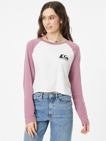 QUIKSILVER T-shirt i rosa: framsida